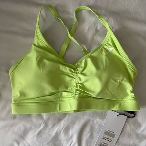 NWT Gymshark Lime Ruched Sports Bra